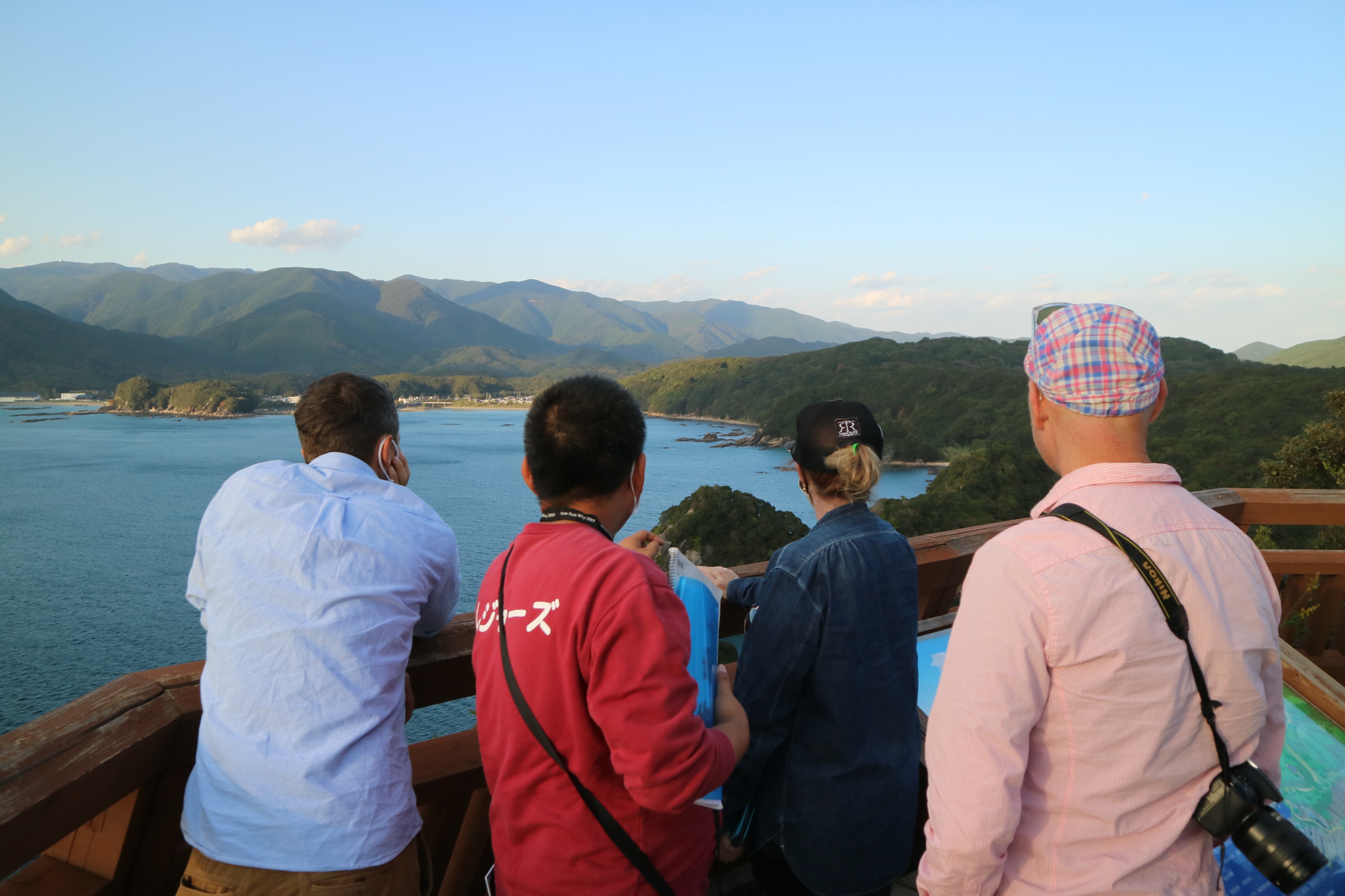 展望台から見る竜串湾