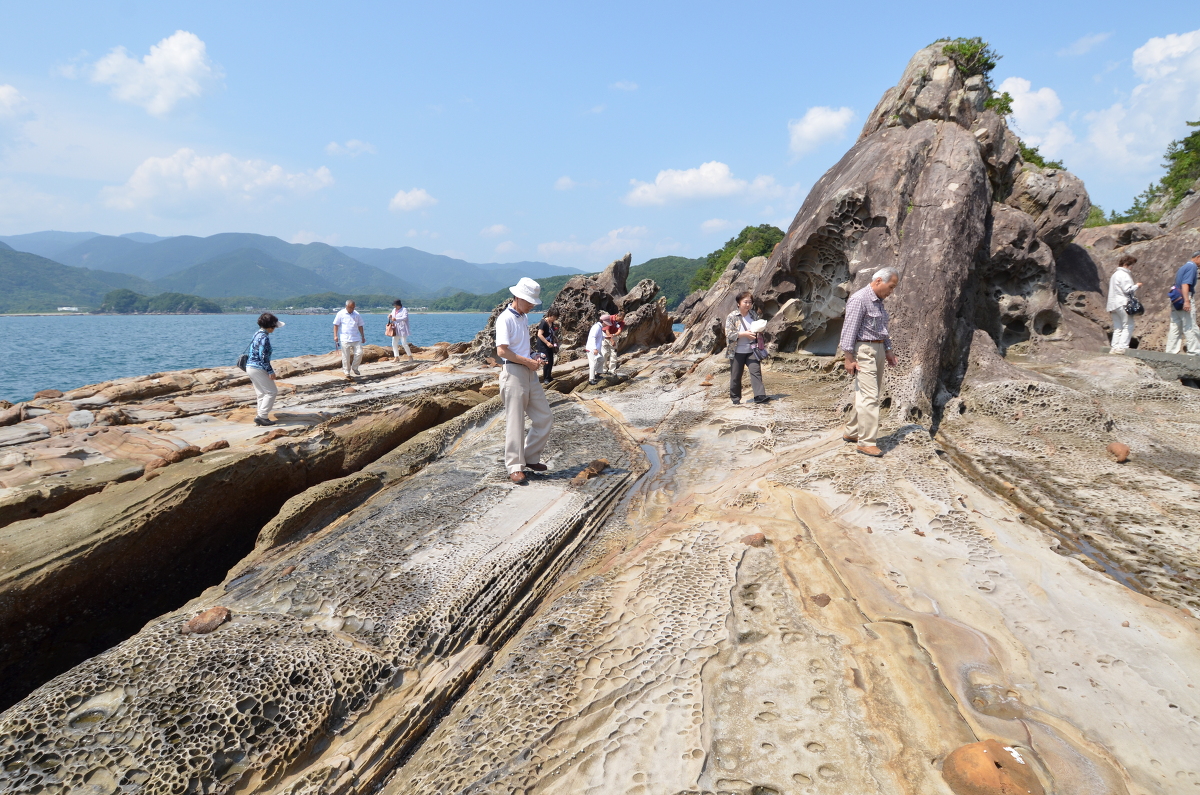 2000万年の造形 見残し海岸 2000万年の造形 見残し海岸