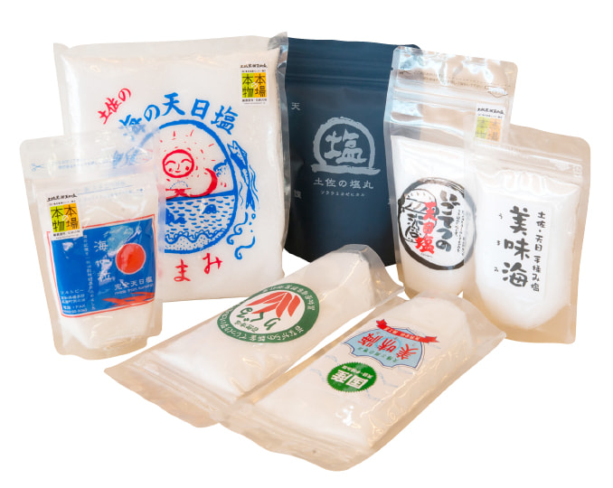 Sun-dried salt from Kuroshio Town