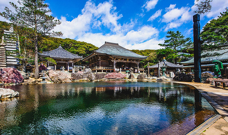 Built In A Lush Subtropical Forest Kongo Fukuji Temple, the 38th Temple of the Shikoku Pilgrimage